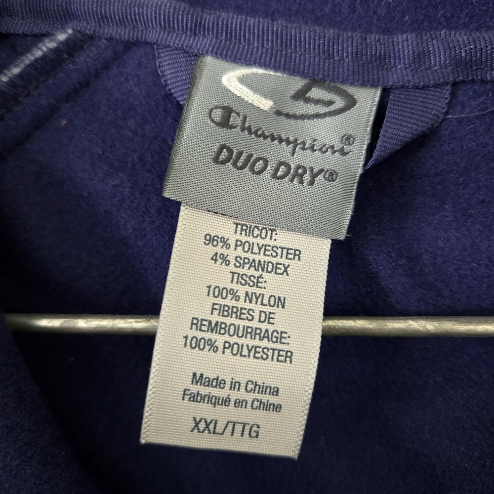 NWT Champion Duo Dry Women's Purple Sports Jacket Reflective XXL - Picture 6 of 9